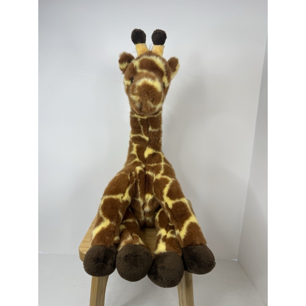 Ty Classic Hightops Giraffe Plush Stuffed Animal Yellow Brown Spotted Tysilk
